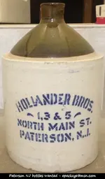 Stoneware Hollander 1 gal ink stamp brown top.webp