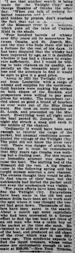 Los Angeles Herald, Volume XXX, Number 229, 24 May 1903 — BURIED WHISKY Liquor That Is Worth ...webp