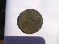 1855 French coin - Dix centimes.webp