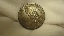 Second Dollar Coin Metal Flower and Other Stuff Sept. 21 2014 002.webp