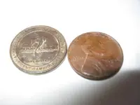 Sept 19th trump casino token and 44 wheatie front view.webp