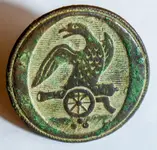 Federal Artillary Civil War button (Front).webp