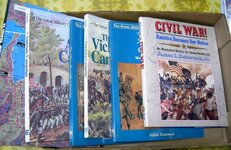 Civil War books from Garage Sale.jpg