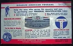 Disabled American Veteran Tag card 1948.webp Disabled American Veteran Tag card 1948.webp