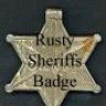 Rusty Sheriffs Badge