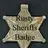 Rusty Sheriffs Badge