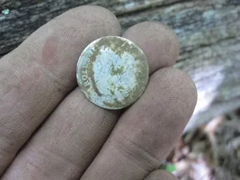 1600s Narragansett Indian brass kettle indian point*coppers*reale*eagle buttons