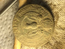 Revolutionary war find ! Frasers Highlander’s 71st of foot cartridge plate