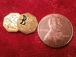 I FOUND A RARE ONE - A PERFECT COLONIAL-PERIOD GOLD CUFFLINK!