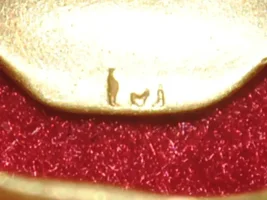 Gold Ring With Eagle On It