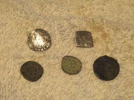 Beyond Epic Colonial Hammered Coin Cache!