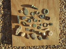 Incredible early 1600s sword basket hilt recovered + 1580s jetton and more!!