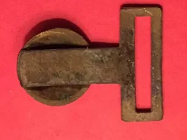 Naval Officers Buckle 1850s - Rare AMES mfg. variety