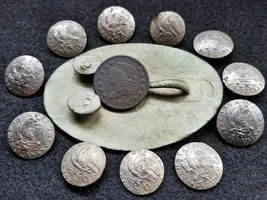 WAR of 1812 CAMP FINDS* SWEET BUTTONS* BULLET MOLDS & MORE!