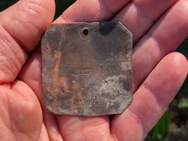 Rare Charleston Slave Tag  Fisher #1