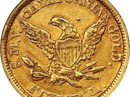 1849 Territorial Half Eagle
