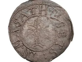 1652 Massachusetts 6 Pence