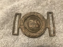 I dug a Confederate buckle today!