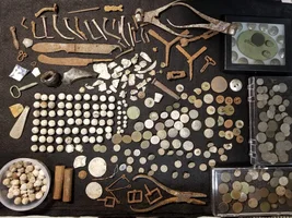 WAR of 1812 CAMP FINDS* SWEET BUTTONS* BULLET MOLDS & MORE!