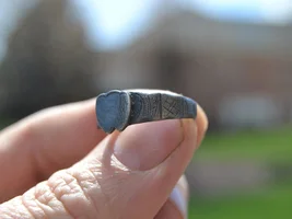 Colonial Watering hole deja vu ...ANOTHER EARLY SILVER RING...AND CHECK THIS ONE OUT!