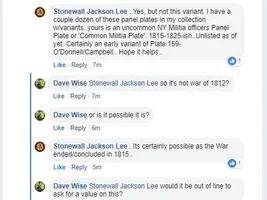 1816-1825 Pattern NEW YORK MILITIA EAGLE BELT PLATE but not in the book? HELP!