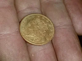 WOW --  1835 $5 GOLD COIN  !!!!!