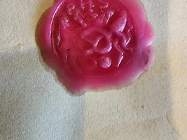 First for me wax seal stamp! Updated with wax impression