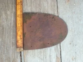 Early american militia cap plate