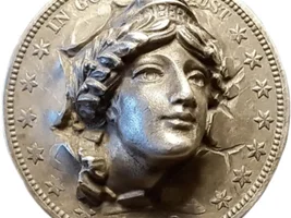 Unbelievable 1909 Barber Half Turned Pop Out Pin Jewlery!