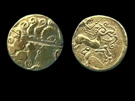 *****update. Confirmed first of this design ever found… 2,000 years old (approx) My first ever GOLD COIN and how beautiful it really is 🤩… ! xx ****