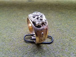 14k Freemason Ring With a Diamond! Christmas Came Early!