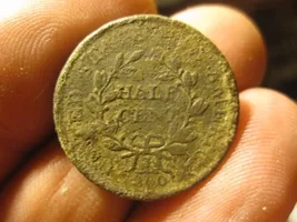 1600s Narragansett Indian brass kettle indian point*coppers*reale*eagle buttons