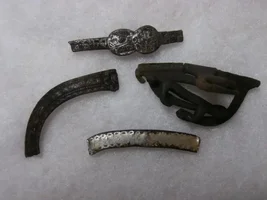 BULLDOZED CELLAR HOLE = GEORGE WASHINGTON INAUGRURAL BUTTON & 11 COPPERS - NJ, FUGIO,