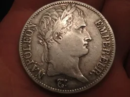 Big 1700s silver 8 reale  an 5 franc in the woods!!!
