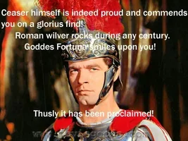 <<<ROMAN WILVER>>>Happy dance day!