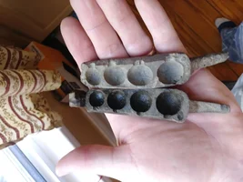 I completed my colonial musketball mold!