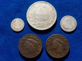 A Coin Spill for the Ages: Spanish Silvers, Large Cents, and a massive Old Silver!