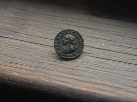 The Find Of A Lifetime! No Stamp Act Button 1766!!