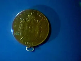 100 francs or / gold medaillon
