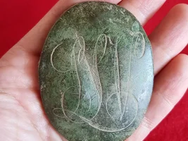 Marked belt plate from 1812 and my best Connecticut copper.
