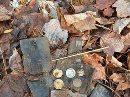 This doesn't happen often. Old Hikok wallet with 4 silvers in it, 10k 1943 class ring and an 1875cc dime.