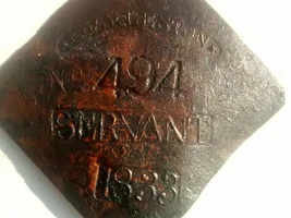 1833 Slave Tag in Charleston