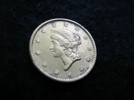 Trip to S.C. = 1853 Longacre "Type I" Liberty Head Gold Dollar!