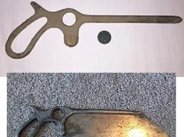 Civil War era bone saw frame "amputation saw"