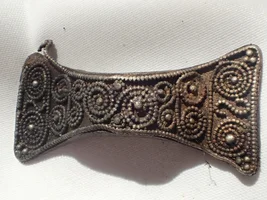 Amazing stunning Silver Viking brooch