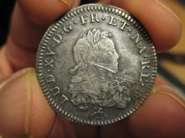 BIG OLD FRENCH SILVER (1721)