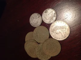 BEST hunt to date!! 6 coppers, 2 seated quarters, a BUST HALF DOLLAR and more
