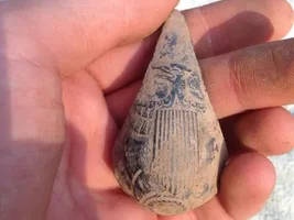 I had to share this! Ca. 1790 Halbach Baltimore Pistol Butt Cap