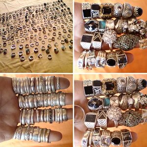 Silver rings