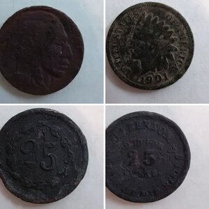 Coins: Clad, Paper, Old Copper and Silver